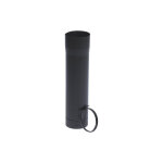 Ten - tuyau coulissant 348541 mail noir mat 50cm d150mm avec bague