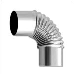 Tuyau d'�chappement en acier inoxydable tuyau d'�chappement pour chauffe - eau � gaz - diam�tre 70mm, ...