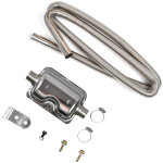 Tuyau d'�chappement trywise 60 cm + collier de serrage + silencieux, chauffage de stationnement pour ...