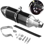 Tuyau d'�chappement universel pour moto, tuyau d'�chappement d'amortisseur de moto 38mm 51mm 1, 5  2 , ...