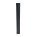 Ten - tuyau émail noir mat Ø153 x 1m Ten - tuyau émail noir mat Ø153 x 1m