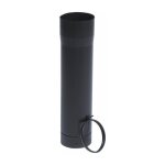 Tuyau mail noir mat tlescopique 125x50cm + bague