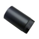 Poujoulat - tuyau emaille noir mat 0. 25ml diam 130