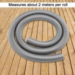 Tuyau flexible de 2 m, tuyau souple intrieur 32 mm extrieur 39 mm accessoire pour aspirateur mnager ...