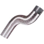 Led leds - tuyau flexible �lev� en aluminium extensible jusqu'� 30 cm 130mm grey - grey