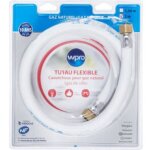 Tuyau de gaz (gaz naturel) souple en caoutchouc (2m) pour plaque de cuisson wpro c00638588