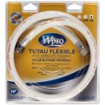 Tuyau de gaz souple en caoutchouc (2m) pour plaque de cuisson wpro propane / butane - 481981729053