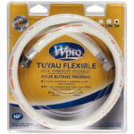 Tuyau de gaz souple en caoutchouc (2m) pour plaque de cuisson wpro propane / butane - 481981729053