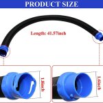 Tuyau de nettoyeur de rempla�ce�ment zodiac r0527700 ? pour robots x7, t3, t5, mx6, mx8 ? noir