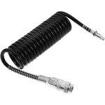 Tuyau pneumatique pu avec raccords et limiteur de courbure kit de connexion pour compresseur air compatible ...
