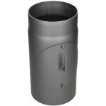 Tuyau de po�le diam�tre 120 mm 500 mm avec porte fonte grise (passage)