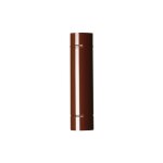 Tuyau de poele 15 x h 50 cm en acier e'maille' marron 1 pc tuyau de poele poeles a' bois