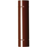 Tuyau de poele 15 x h 50 cm en acier e'maille' marron 1 pc tuyau de poele poeles a' bois