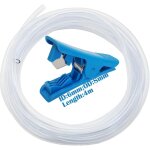 Tuyau pvc, tuyau transparent 6mm id8mm od, tube flexible, avec 1 coupe - tube (4 m�tres)