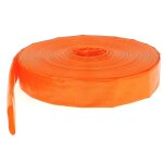 Huggy tuyaux ? tuyau de pompe plat 32 mm (1 1 / 4'') orange ? longueur 25 m�tres ? r�sistance aux uv ...