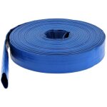 Huggy tuyaux - tuyau de refoulement plat � 38 mm (1 1 / 2'') bleu - longueur 100 m�tres