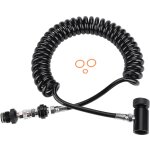 Tuyau spirale remote pour paintball - flexible  valve avec raccord bouteille (tuyau corrugu) - pour ...