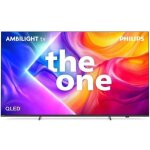 Tv qled philips the one 75pus9000 189 cm 4k uhd ambilight 2025 gris mtal