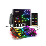 Dots ? guirlande lumineux flexible contr�l� par une application avec 400 leds rgb 20 m�tres. fil noir. ...
