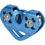 Tyrolienne � double axe et double poulie, poulie d'escalade ext�rieure, poulie de tyrolienne en forme ...