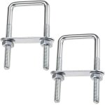 U - boulons carr boulons en u, 70 x 110 mm u - bolts en acier inox, u - boulon m8 avec crou plaque de ...