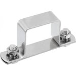 U forme connecteur support, 40mm x 40mm 304 inox acier inox acier barre s�curit� support �querres pour ...