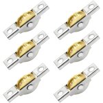 U poulies avec roulements � billes - acier pour c�bles vertical inox poulie silencieuse amovible, 22mm ...