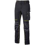 U - power - pantalon de travail stretch multipoches atom - noir s - fr (38 / 40) - eu (44 / 46)