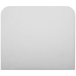 Ub design - tte de lit manon 140cm cannes blanc