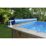 Ubbink - enrouleur de b�che � bulles pour piscine en bois xtra