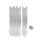 Ubbink - kit finition margelles en angle pour piscine bois rectangulaire