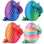 ?ufs de dragon imprim�s en 3d de 20 cm, myst�rieux ?ufs de dragon en cristal pour garnir les paniers ...
