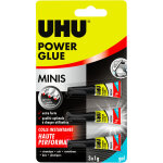 Uhu - power glue minis gel - colle instantane ultra rapide et forte, ne coule pas, sans solvants, transparent ...