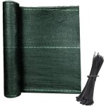 Brise vue renforc� pour balcon 1 x 10 m pare - vent fait de hdpe 150 g / m� protection tissu d'ombrage ...