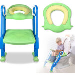 Siège de toilette enfants pliable réglable, réducteur de toilette bébé avec marche pieds antidérapantes, ... Siège de toilette enfants pliable réglable, réducteur de toilette bébé avec marche pieds antidérapantes, ...