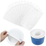 Ulisem - 15 pices chaussettes de skimmer pour piscine, chaussettes filtre en nylon lastique ultra fine, ...