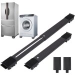 Ulisem lot de 2 roulettes extensibles pour meubles, roulettes réglables pour machine à laver, support ... Ulisem lot de 2 roulettes extensibles pour meubles, roulettes réglables pour machine à laver, support ...