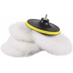 5 pices 180mm laine polissage ponge disque polissage tampons de polissage pour machine  polir machine ...
