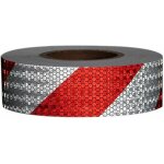 Ulisem autocollant rflchissant pour carrosserie de voiture, bande rflchissante de scurit, 300 cm, rouge ...