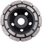 Ulisem disque diamanté pour ponçage du béton, 125 x 22, 2 mm, double rangée, meule diamantée universelle ... Ulisem disque diamanté pour ponçage du béton, 125 x 22, 2 mm, double rangée, meule diamantée universelle ...