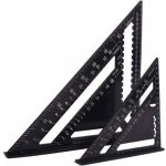 Ulisem querre de charpentier multifonction 18 cm 30 cm, rgle triangulaire en aluminium, rapporteur ...
