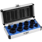 Ulisem extracteur de vis 10 pices, extracteur ecrou antivol universel, douille torx femelle coffret ...