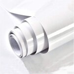 Film adhsif blanc paillet 60 cm x 5 m film meuble haute brillance film auto - adhsif pour meubles ...