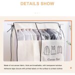 Ulisem housses  vtements pour suspendre les vtements, housses de protection pour manteaux, costumes ...
