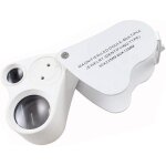 Ulisem loupe hd pliable à fort grossissement 60x / 30x avec miroir d'expansion de lumière identification ... Ulisem loupe hd pliable à fort grossissement 60x / 30x avec miroir d'expansion de lumière identification ...