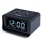 Ulisem radio - rveil numrique avec double chargeur usb pour chambre  coucher, volume et luminosit ...