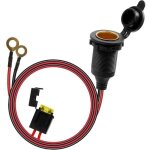 Ulisemallume cigare socket, impermable prise allume - cigare 12v - 24v pour bateau, moto, voiture, 1 ...