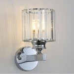Ulisemapplique murale en cristal argenté e27, adaptée à l'éclairage de la chambre à coucher, de la salle ... Ulisemapplique murale en cristal argenté e27, adaptée à l'éclairage de la chambre à coucher, de la salle ...