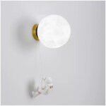 Ulisemapplique murale led d'int�rieur, applique murale pour chambre d'enfant avec figurine d'astronaute, ...