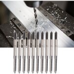 Ulisemlot de 10 tarauds m�triques � t�te conique m4, tarauds m�triques en acier au carbone, pour percer ...